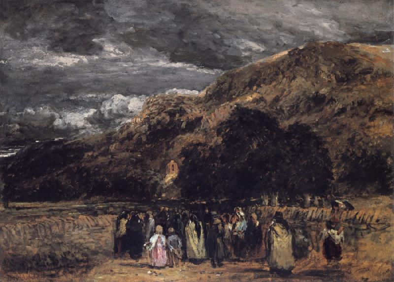 David Cox A Welsh Funeral